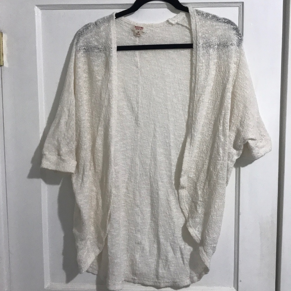 White mossimo bathing suit cover